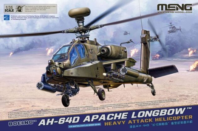 Meng Boeing AH-64D Apache Longbow Heavy Attack 1/35 MNGQS-004