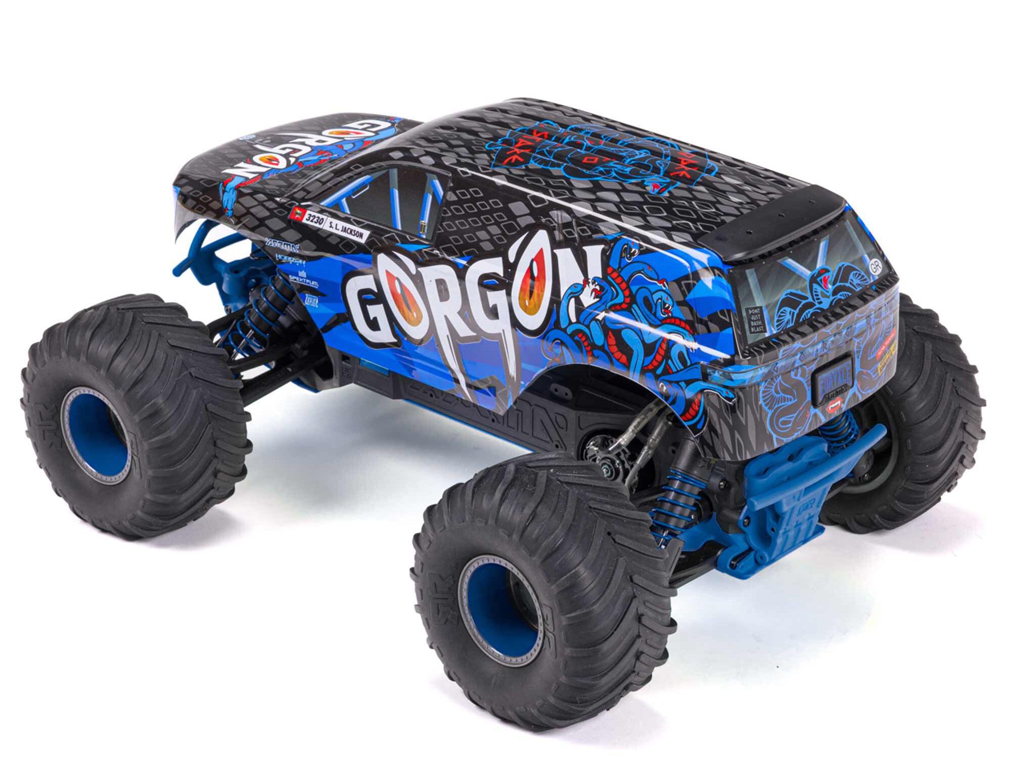 1/10 GORGON MEGA 550 2WD MT (no Battery/Charger) Blue - Image 20
