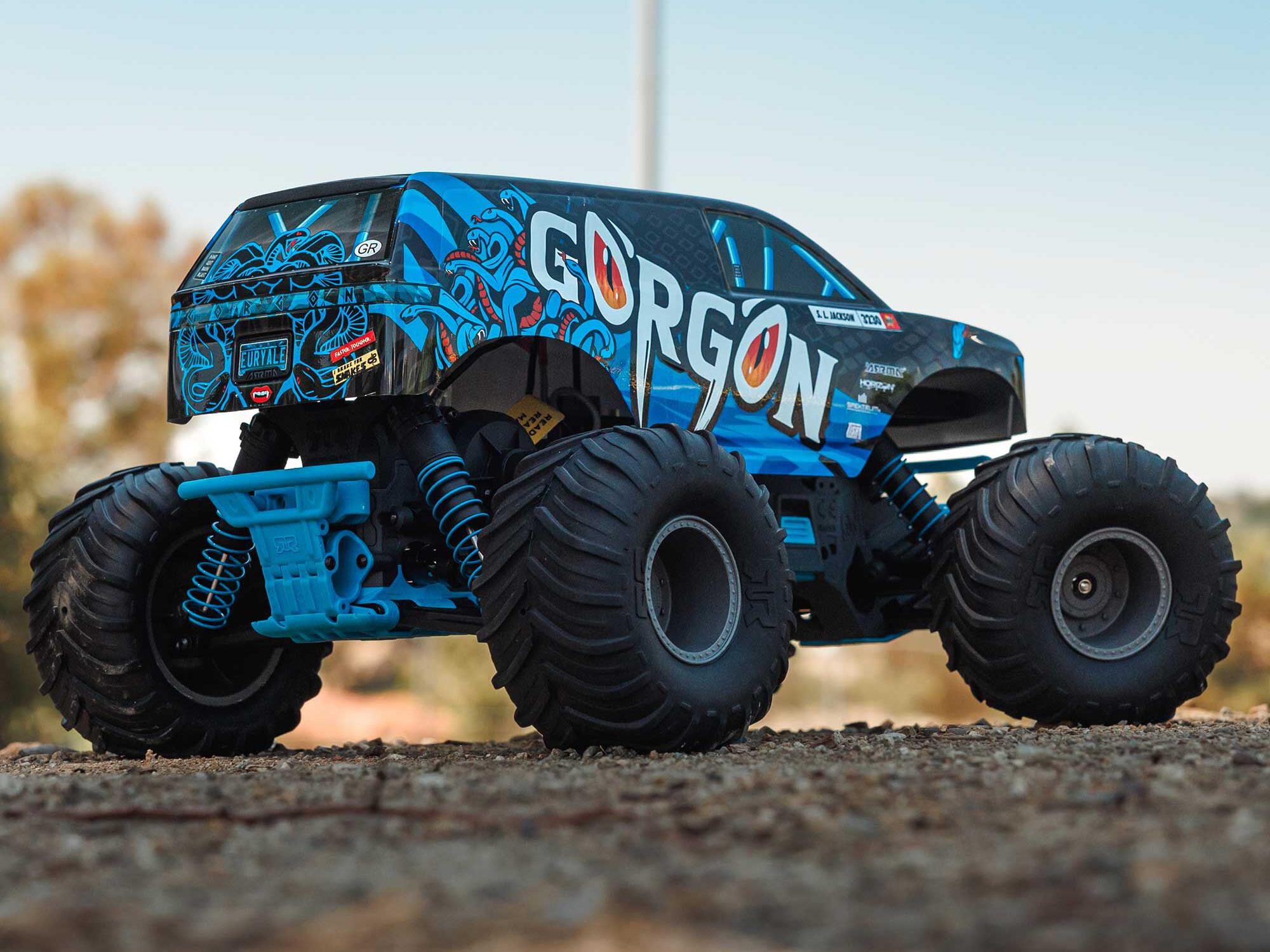 1/10 GORGON MEGA 550 2WD MT (no Battery/Charger) Blue - Image 11
