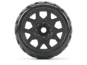 JetKo Maxx Low Profile Extreme Tyre Rockform Belted on 3.8in Black Rim (2)