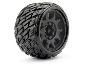 JetKo Maxx Low Profile Extreme Tyre Rockform Belted on 3.8in Black Rim (2)