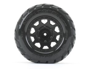 JetKo MT Extreme Tyre King Cobra on Arrma Granite Black Rims 14mm Hex (2)