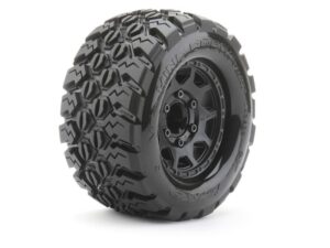 JetKo MT Extreme Tyre King Cobra on Arrma Granite Black Rims 14mm Hex (2)