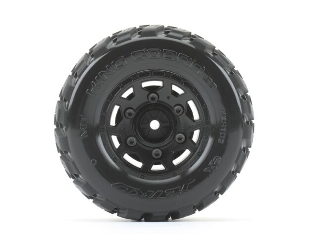 JetKo Extreme SC King Cobra Tyres on TRX Slash Black Rims (2) Slash 4x4 F/R - Slash 2wd R