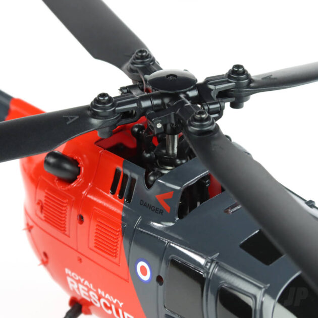 TWISTER BO-105 SCALE 250 FLYBARLESS HELICOPTER GREY/RED TWST1002GR