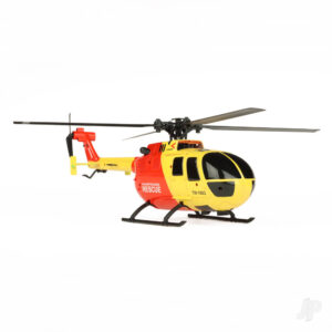 TWISTER BO-105 SCALE 250 FLYBARLESS HELICOPTER YELLOW/RED TWST1002YR