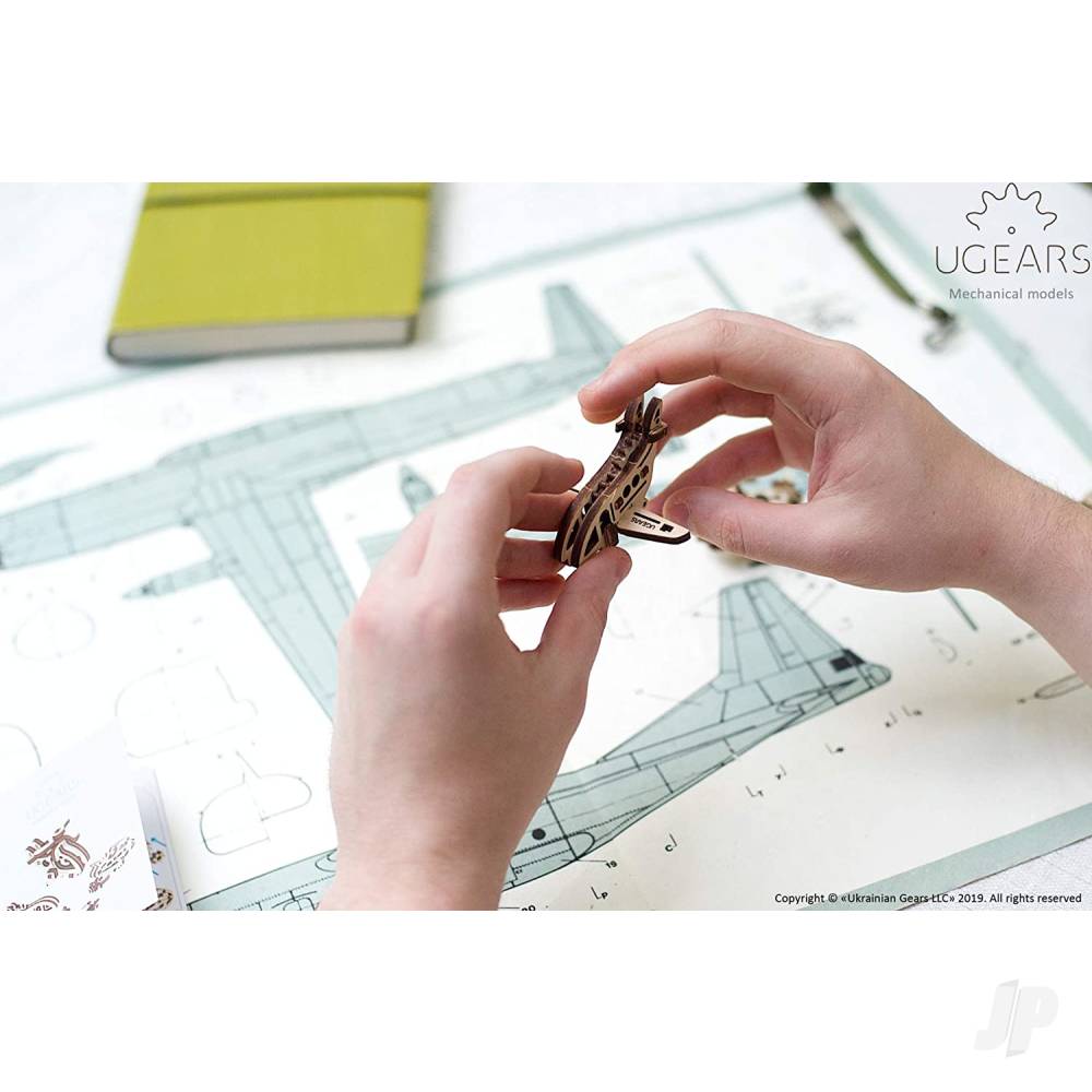 Ugears Fidgets-Aircrafts: Helicopter, Hydroplane, Airship, Airplane UGR70034