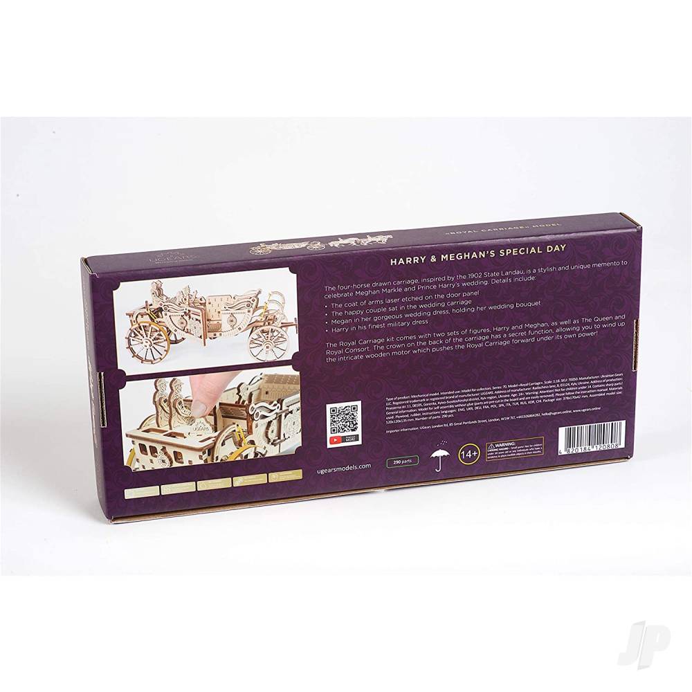 UGears Royal Carriage (Limited Edition) UGR70050 - Image 8