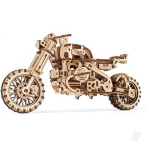 UGears Scrambler UGR-10 Motor Bike with sidecar UGR70137