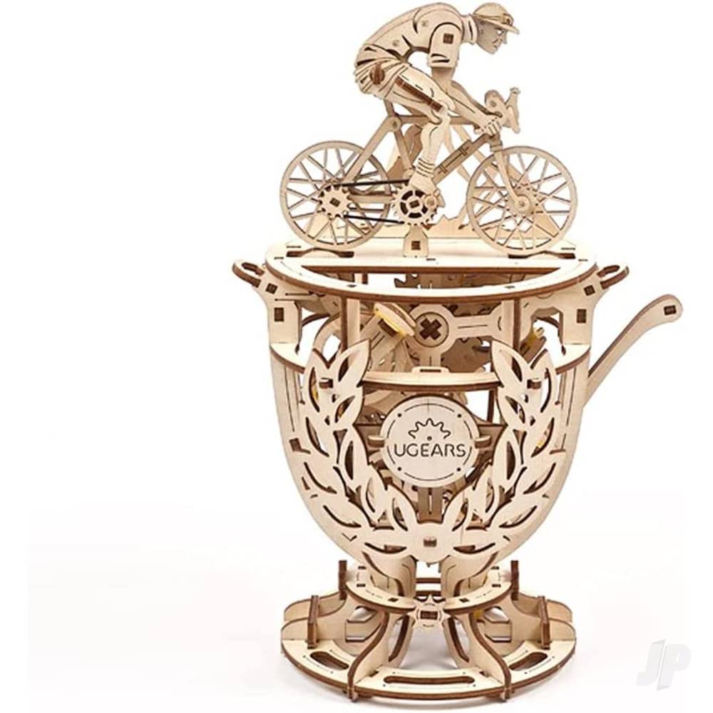 UGEARS Automaton Cyclist – wooden mechanical 3D puzzle UGR70148