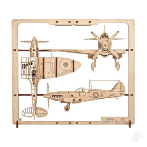 UGears Fighter Aircraft 2.5D Puzzle UGR70196
