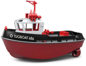 HENG LONG 1/72 RTR TUGBOAT 686 2.4GHZ 280MM LENGTH BLACK