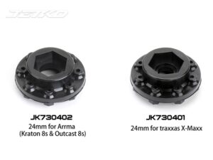 JetKo EX Tyre MT Wasteland Belted Black Wheel 24mm X-Maxx/ Kraton (2)