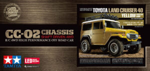 TAMIYA Toyota LC 40 Yellow Painted CC-02