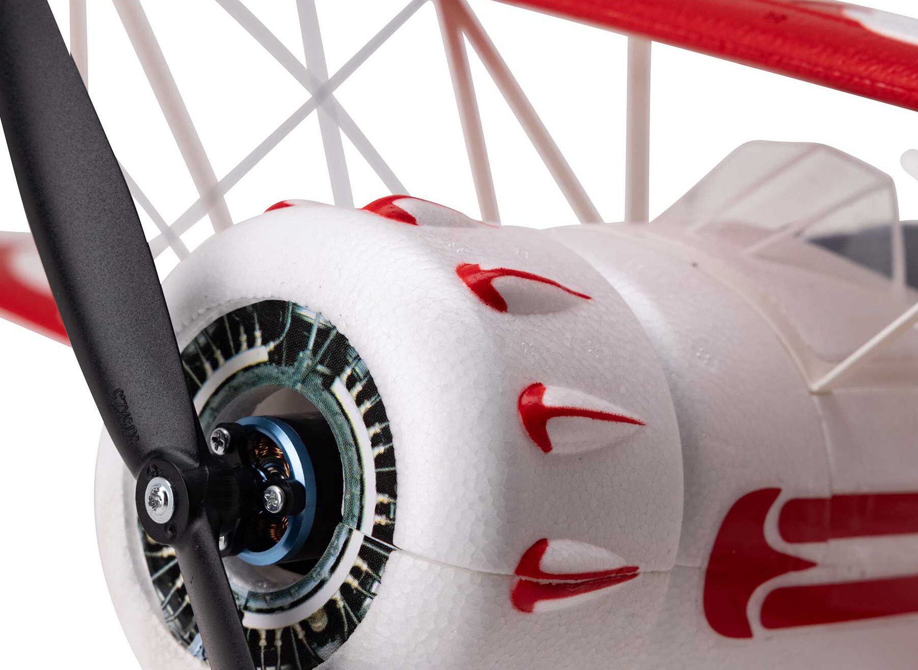 E-FLite UMX WACO WHITE BNF Basic with AS3X and SAFE Select EFLU53550