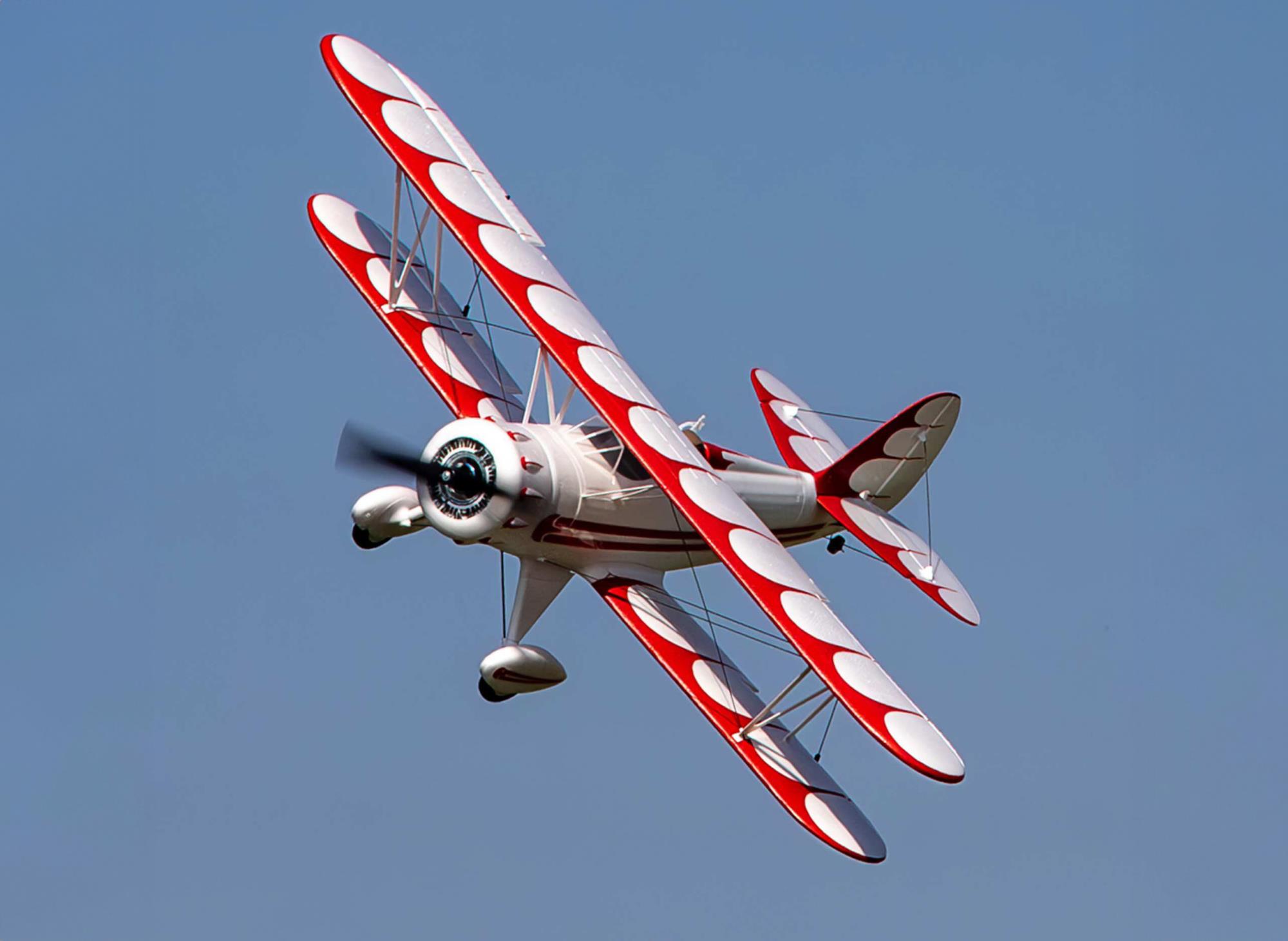 E-FLite UMX WACO WHITE BNF Basic with AS3X and SAFE Select EFLU53550