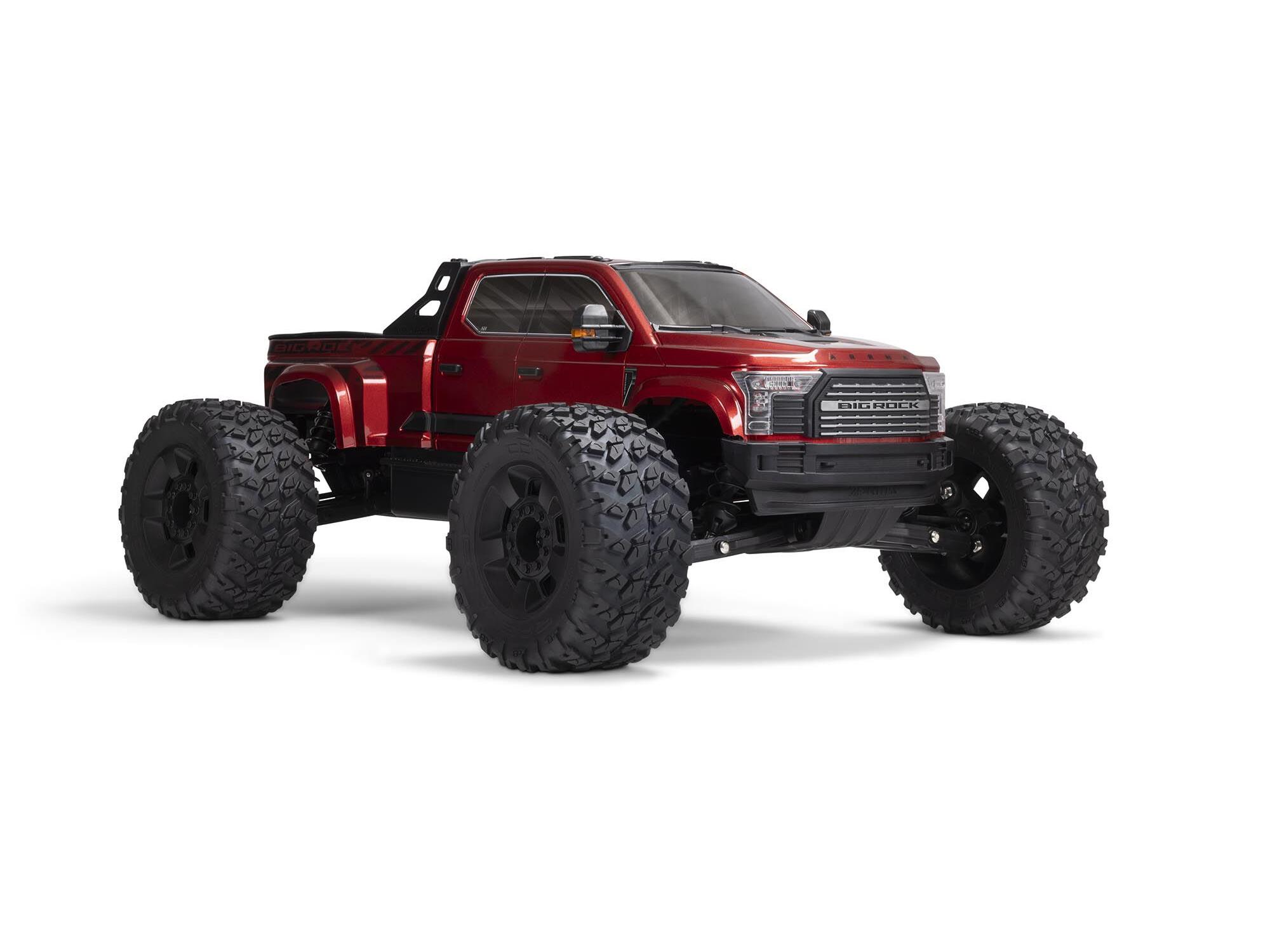 Arrma Big Rock Red 6s 4X4 BLX Monster Truck 1/7 ARA7612T2