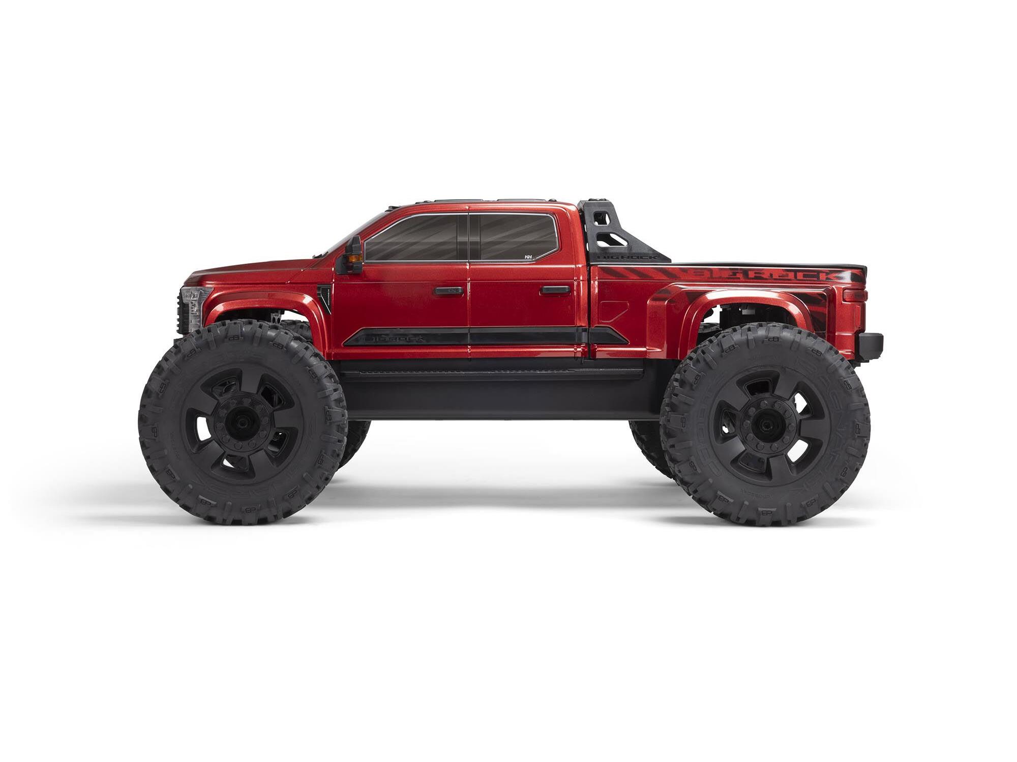 Arrma Big Rock Red 6s 4X4 BLX Monster Truck 1/7 ARA7612T2