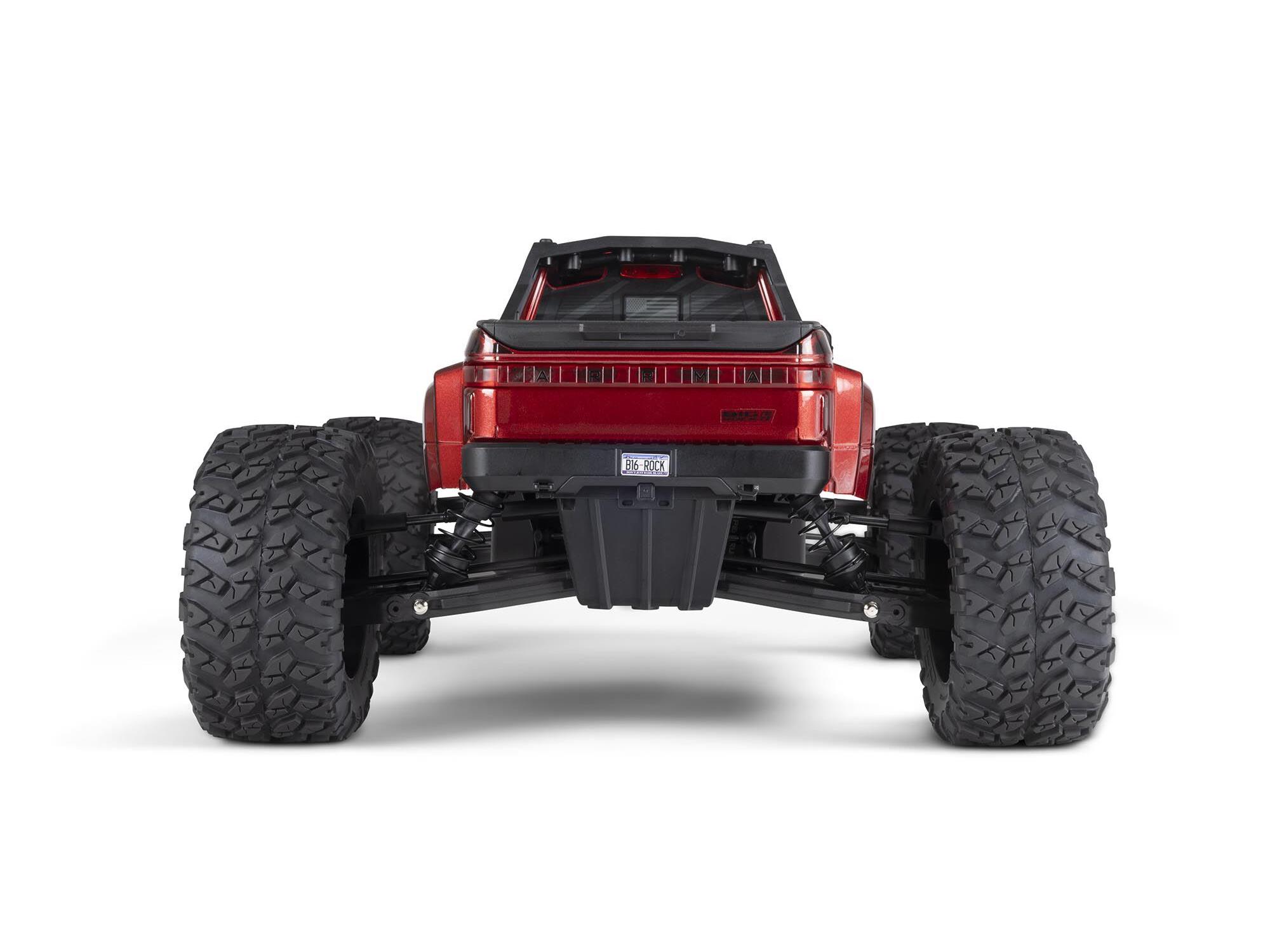 Arrma Big Rock Red 6s 4X4 BLX Monster Truck 1/7 ARA7612T2