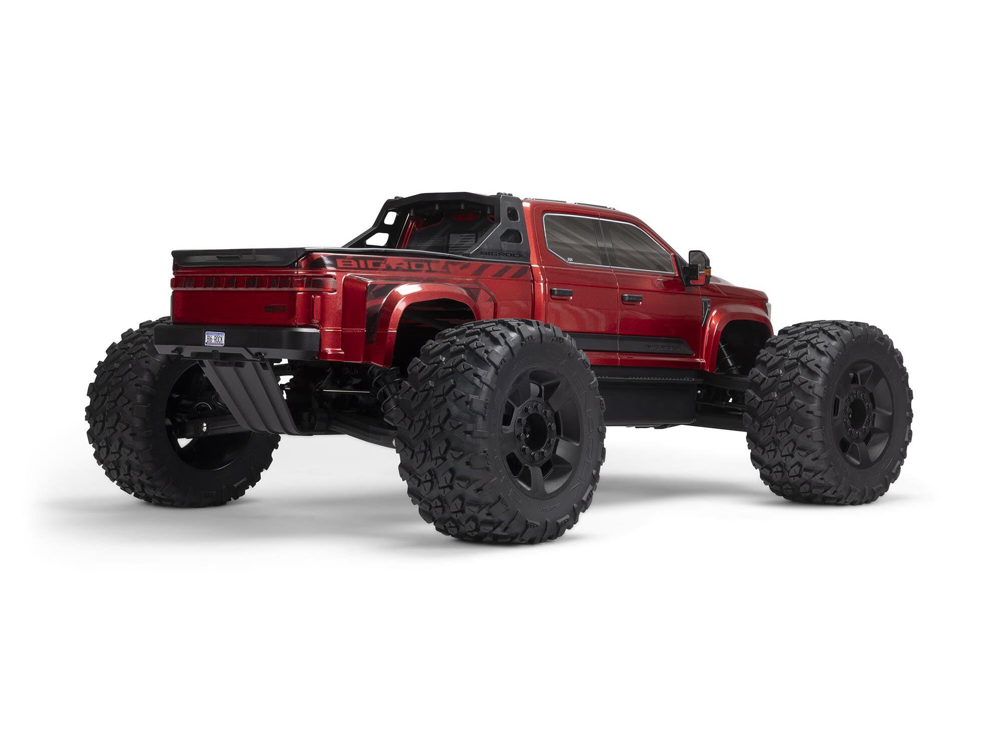 Arrma Big Rock Red 6s 4X4 BLX Monster Truck 1/7 ARA7612T2