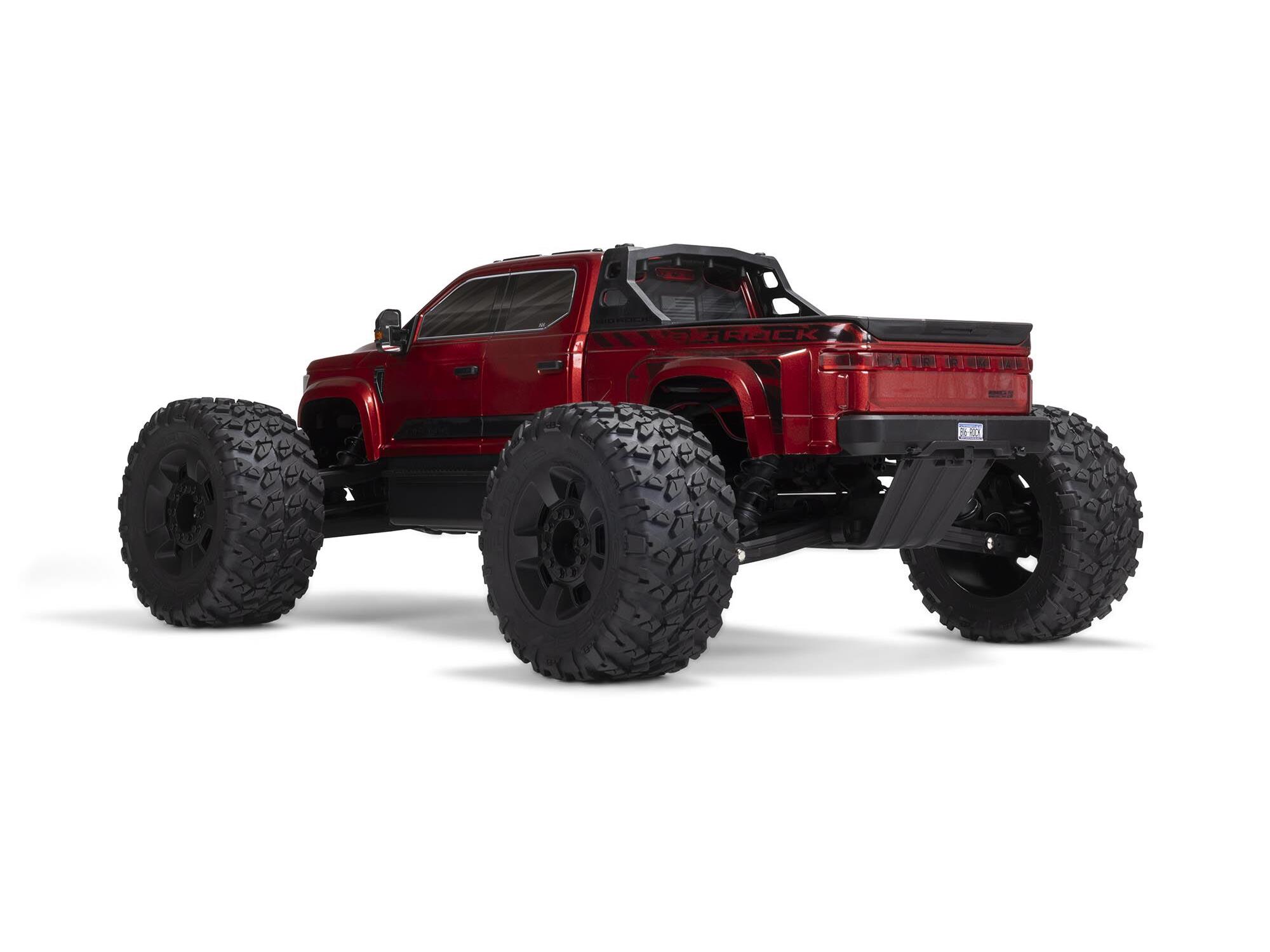 Arrma Big Rock Red 6s 4X4 BLX Monster Truck 1/7 ARA7612T2