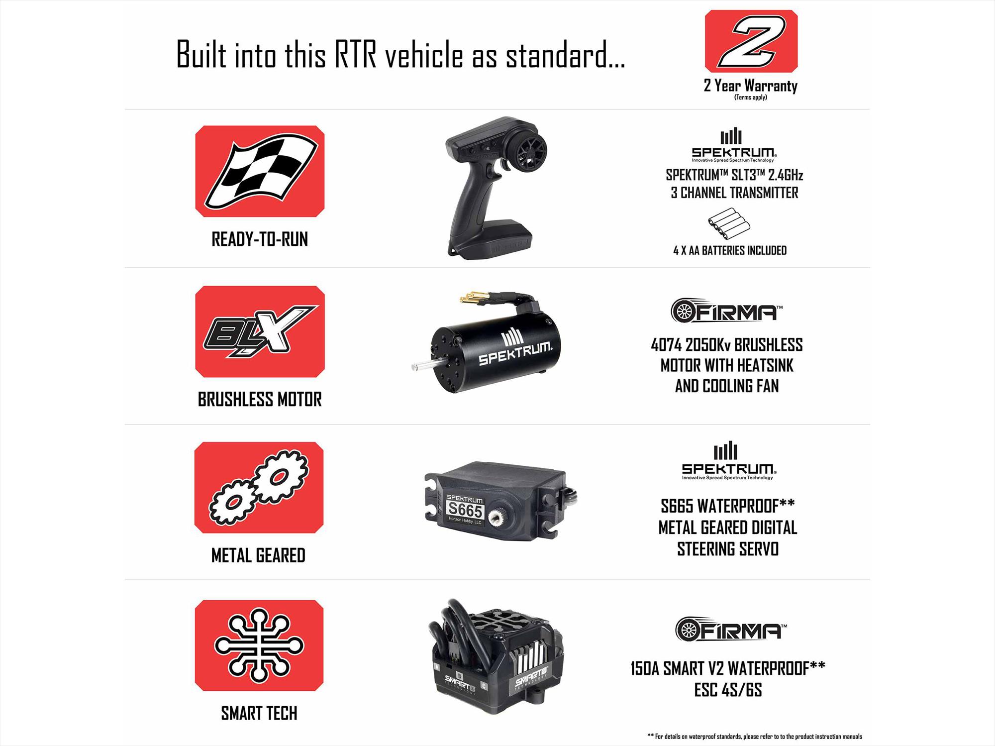 Arrma Big Rock Red 6s 4X4 BLX Monster Truck 1/7 ARA7612T2