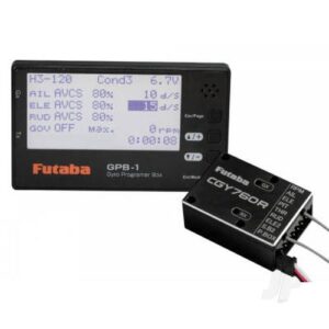 FUTABA CGY760R-GPB1 3-AXIS HELICOPTER GYRO T-FHSS/FASSTEST RX AND GOVERNOR WITH PROGRAMMER