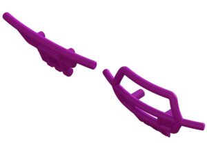 Arrma Gorgon MT Bumper Set Purple