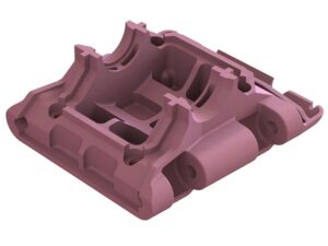 Arrma Gorgon Rear Lower Skid/Gearbox Mount (1pc) Pink