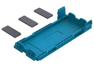 Arrma Gorgon Battery Door Set Blue