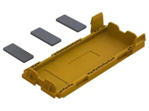 Arrma Gorgon Battery Door Set Orange