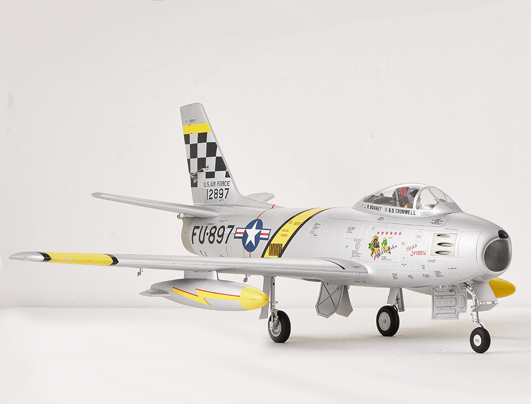 FMS 80MM F-86 THE HUFF PNP SILVER FMS143PSL