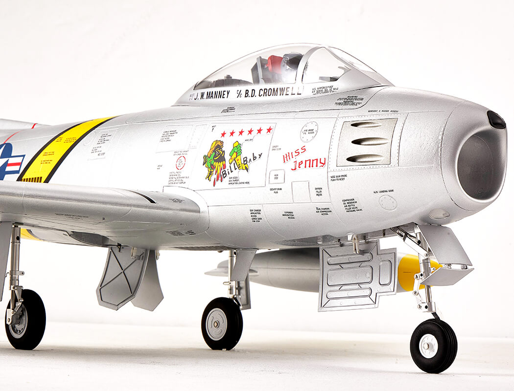 FMS 80MM F-86 THE HUFF PNP SILVER FMS143PSL