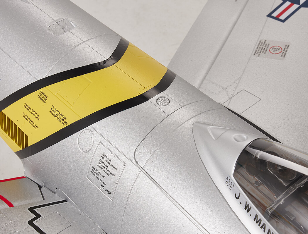 FMS 80MM F-86 THE HUFF PNP SILVER FMS143PSL