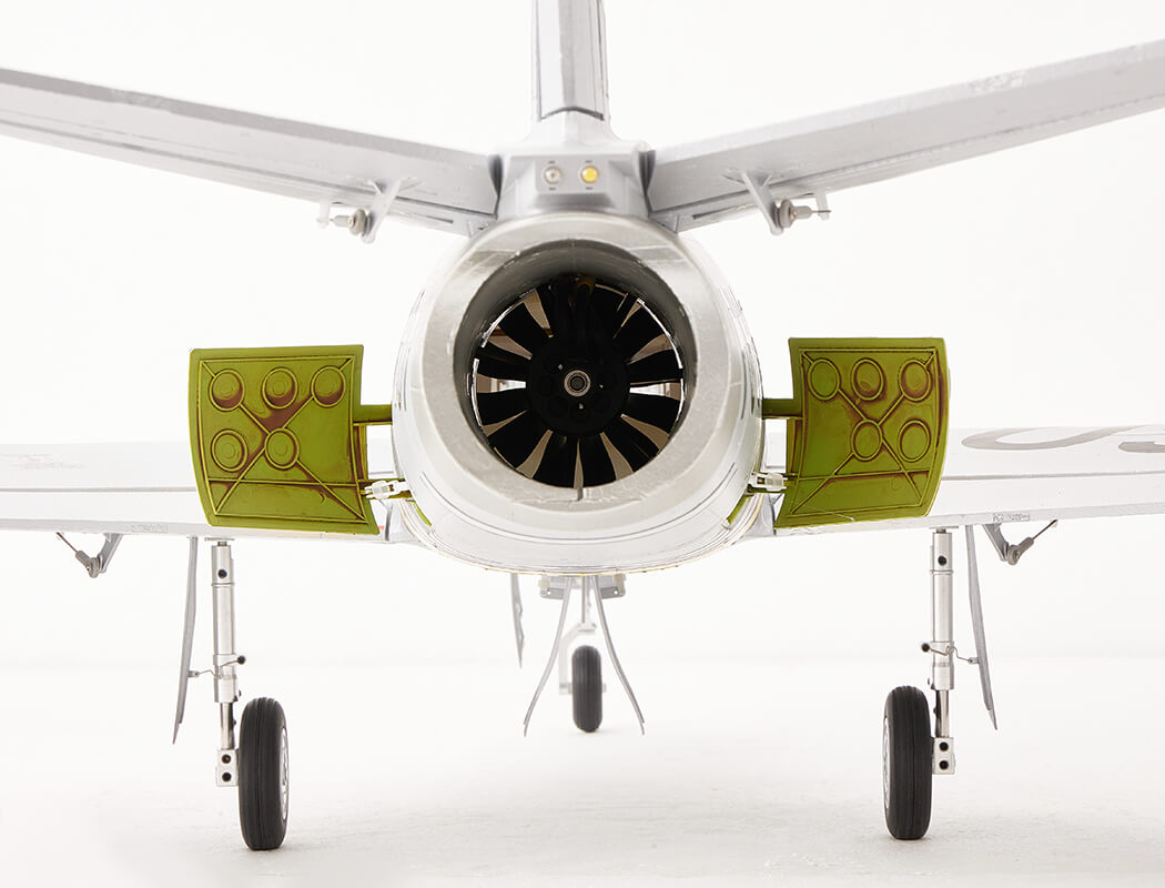 FMS 80MM F-86 THE HUFF PNP SILVER FMS143PSL