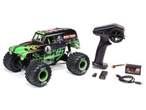 Losi 1/18 Mini LMT 4X4 Brushed Monster Truck RTR - Grave Digger