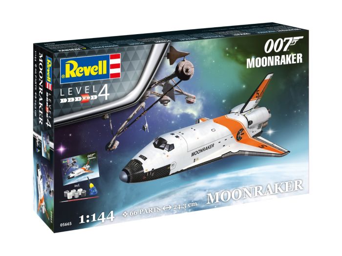 Revell James Bond "Moonraker Space Shuttle" Gift Set 1/144 05665