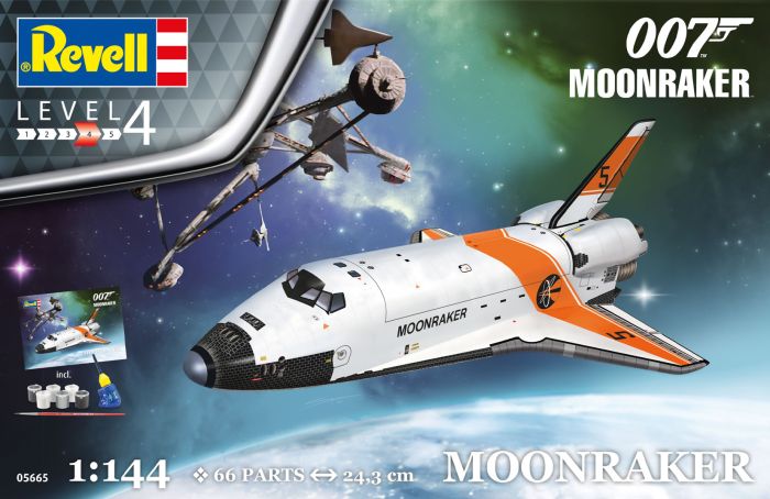 Revell James Bond "Moonraker Space Shuttle" Gift Set 1/144 05665