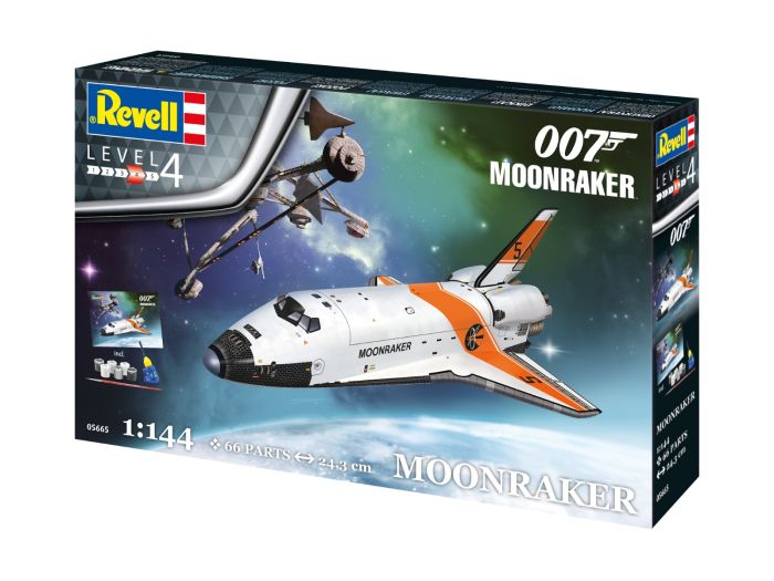 Revell James Bond "Moonraker Space Shuttle" Gift Set 1/144 05665