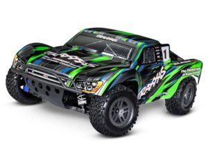 Traxxas Slash 4X4 BL-2S 1:10 4WD RTR Brushless Electric Short Course Truck, Green