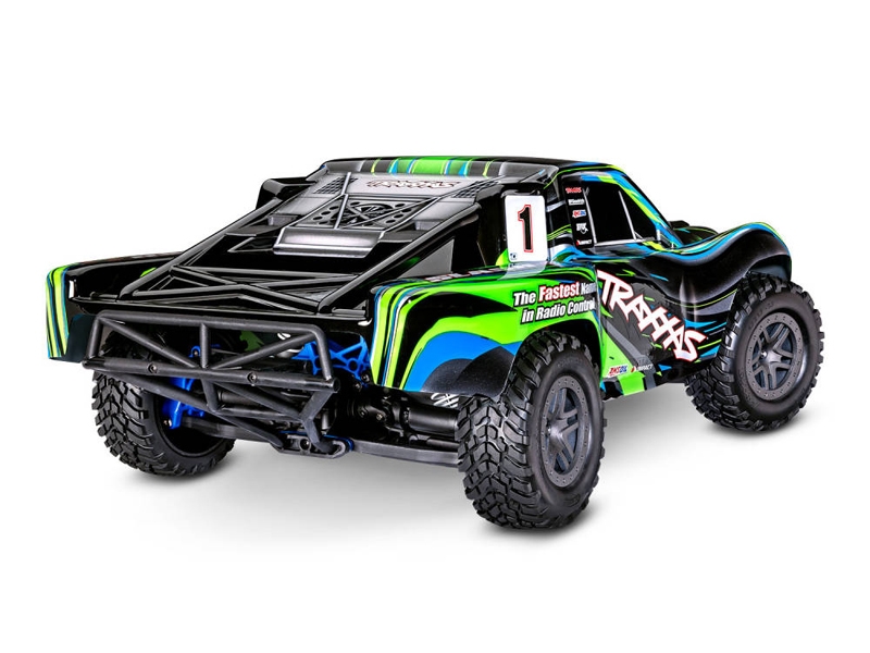 Traxxas Slash 4X4 BL-2S 1:10 4WD RTR Brushless Electric Short Course Truck, Green TRX68154-4-GRN - Image 2