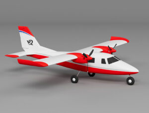 XFLY P68 TWIN 850MM WINGSPAN WITHOUT TX/RX/BATTERY - RED