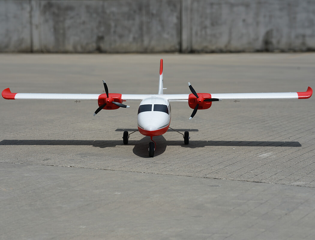 XFLY P68 TWIN 850MM WINGSPAN WITHOUT TX/RX/BATTERY - RED