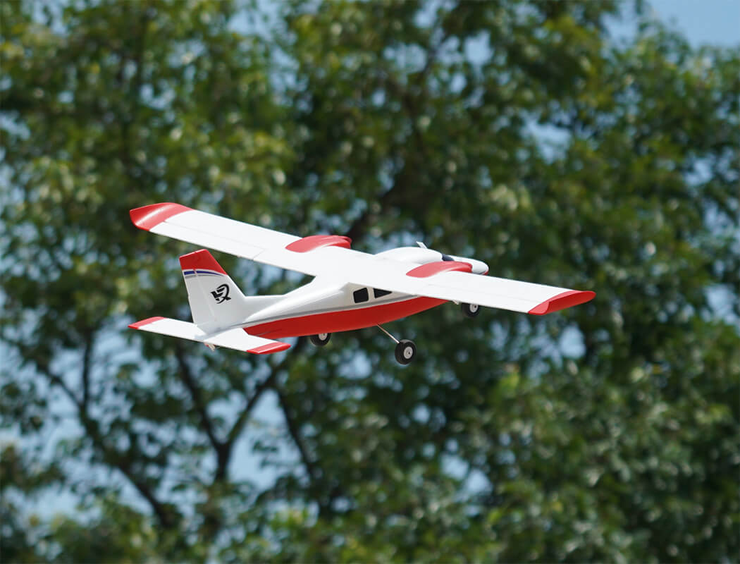XFLY P68 RED TWIN 850MM WINGSPAN WITHOUT TX/RX/BATTERY - Image 6