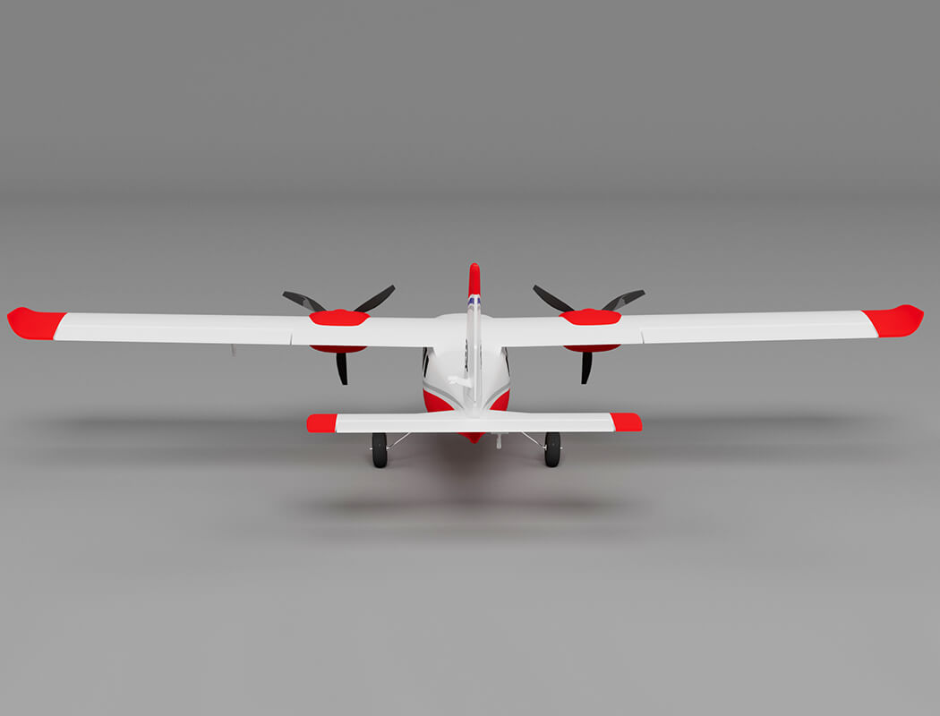 XFLY P68 RED TWIN 850MM WINGSPAN WITHOUT TX/RX/BATTERY - Image 15