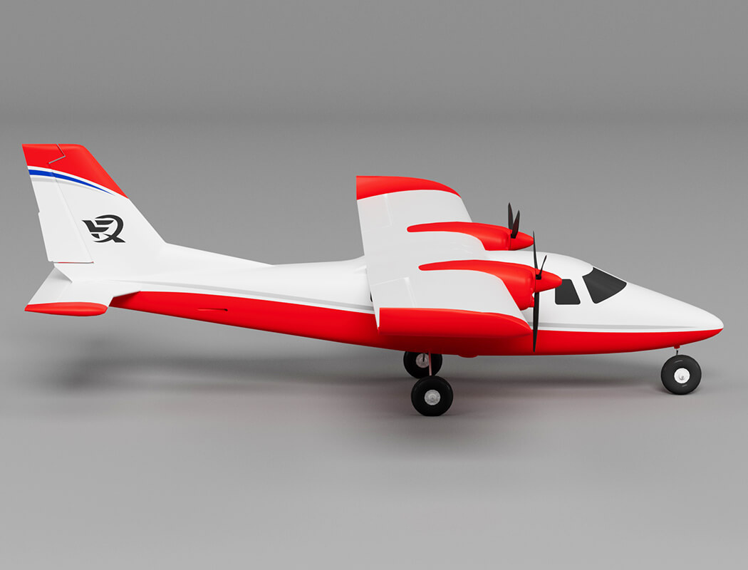 XFLY P68 RED TWIN 850MM WINGSPAN WITHOUT TX/RX/BATTERY - Image 14