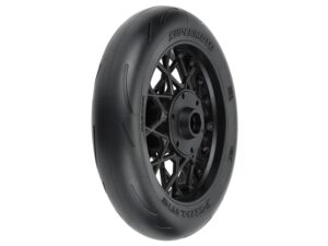 Pro-Line 1/4 Supermoto S3 Motorcycle Front Tire MTD Black (1): PROMOTO-MX