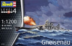 Revell 1/1200 Battleship Gneisenau