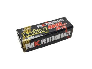 Pink Bashing LiPo 2S 7.4V 4000mAh 50C (Deans) Round