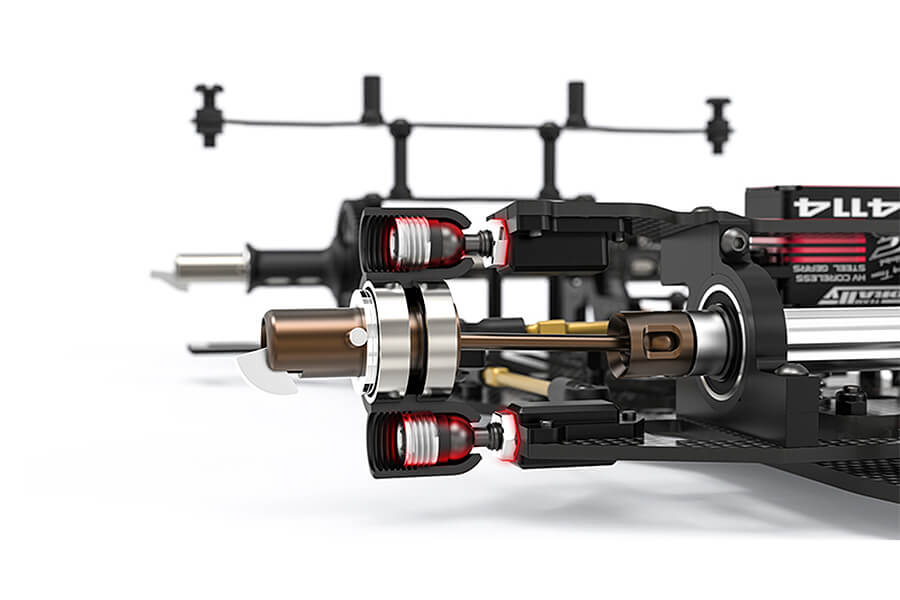 CORALLY SSX823 CAR KIT CHASSIS KIT ONLY, NO ELEC /BODY/TIRES C-00133 - Image 2